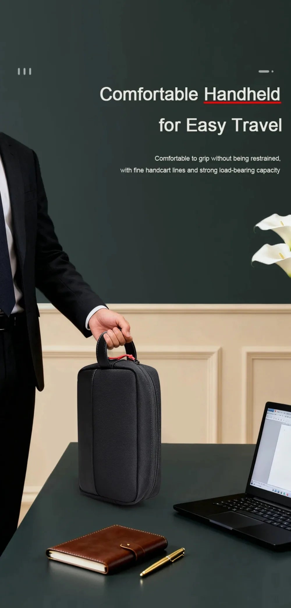 Loden9 Tech Case — comfortable handheld carry